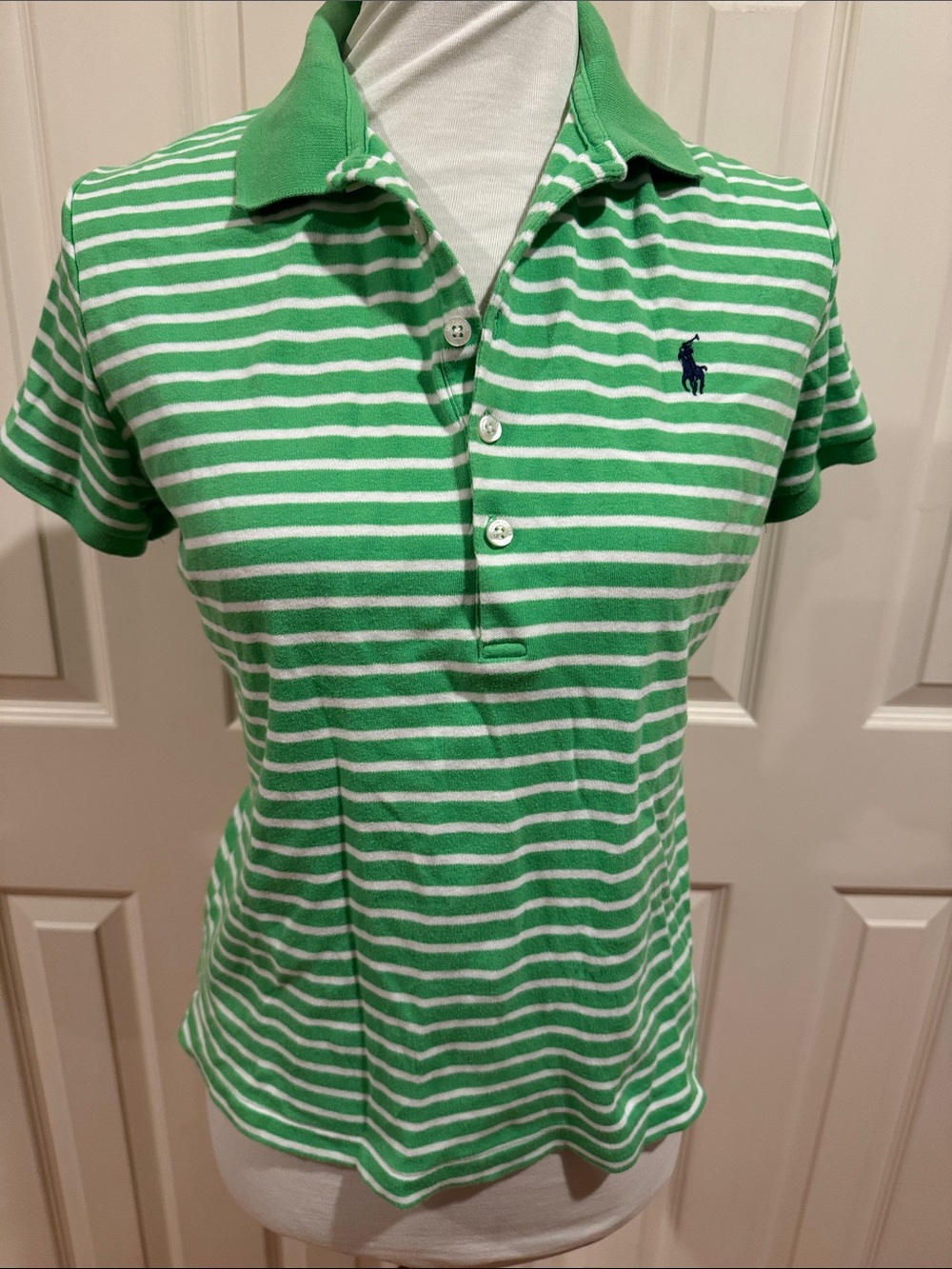 Vintage Polo sport by Ralph Lauren Short Sleeve Stripe Polo slim fit XXL